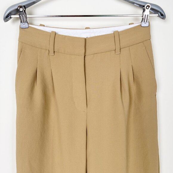 Wilfred Effortless Anyway Pants Pleated High Rise Wide Straight Leg Trousers - 0 - Picture 6 of 12